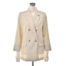 Beauty Fit 今どきシルエット洗えるダブルジャケット