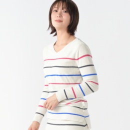 attaca 吸湿発熱あったかVネック プルオーバー