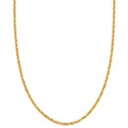 純金 クリスクロスチェーン ネックレス