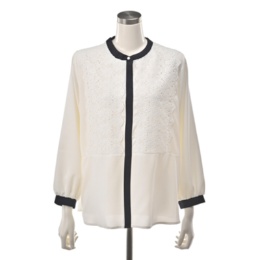 Beauty Fit レース使いブラウス