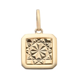 マエストロ 18KYG スクエアリバーシブルペンダントヘッド