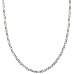 純プラチナ ブライトビスマルクチェーンネックレス 80cm