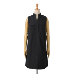 day to day スタンドカラーサファリポケットジレ