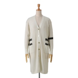 day to day ラメ入り針抜きシアーニットカーディガン