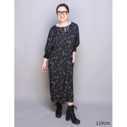  ANNE COQUINE 選べる着丈ジョーゼットワンピース