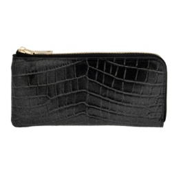 ロダニア クロコエンボスソフトレザースリムウォレット