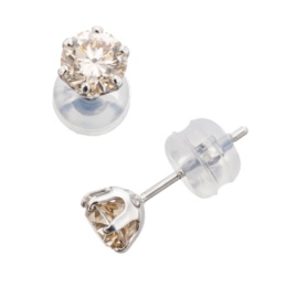 越田雅哉 PT ダイヤモンドピアス 計0.8ctUP