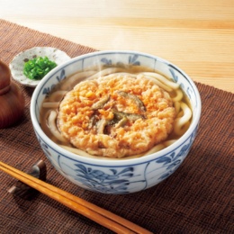 レンジ可能! 国産小麦のごぼう天うどん 8食