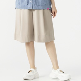 KiKKi リラックスワイドキュロットパンツ
