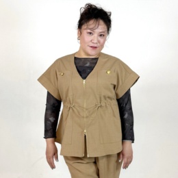 BABIULOUS 無敵の抜け感サファリベスト