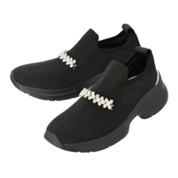 steppi 【洗える】ボリュームソールビジュースニーカー