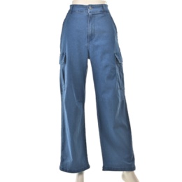 KiKKi ストレッチデニムカーゴパンツ ネット限定カラー