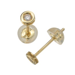 18K ダイヤモンド スタッズピアス 計0.07ctUP