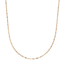 18KYG ペタルチェーンネックレス 45cm [S]