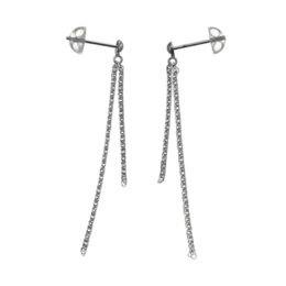 純プラチナ/PT900 シャイニーカットスピガイヤリング/ピアス