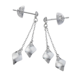 マエストロ 純プラチナ/PT900 スイングリーフ イヤリング/ピアス