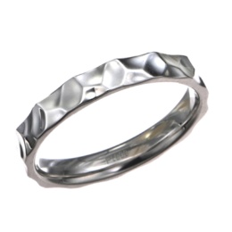 マエストロ 純プラチナ 槌目デザインリング