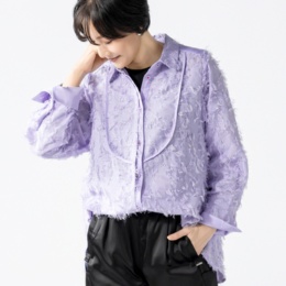 calma カットジャガード 大人のワンランクUPシャツ