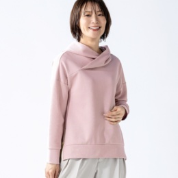 calma デコルテビューティー フーディーチュニック