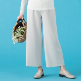 タカシマヤスタイルプリュ ドレープワイドパンツ