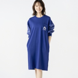 MASAGO 異素材使いのワンピース