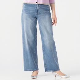 UNFILO DENIMルーズワイドパンツ