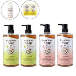 ピュアナッツソープEX 1000ml4本P付き特別セット