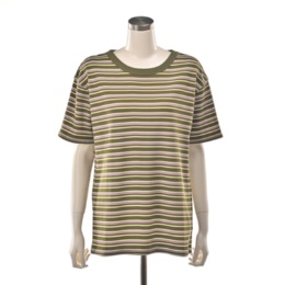 GRC マルチボーダーワッフルプルオーバー