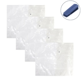 マチ付で収納しやすいコンパクトマルチ圧縮袋 4枚セット