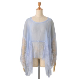 MARIAL 着られるスカーフ レースホールタイプ