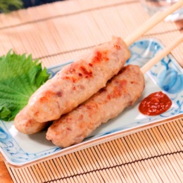 味の牛たん喜助 牛たんつくね串 [5本×3袋]