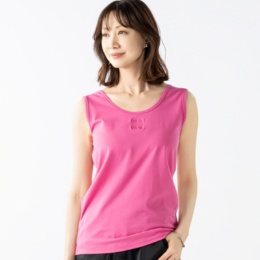 MASAGO ベーシック刺繍入りタンクトップ