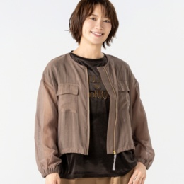 JEWEL MORRY’S リネンライク シアーブルソン