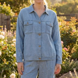 Provador 驚きのスーパーライトシフォンデニムジャケット