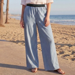 Provador 驚きのスーパーライトシフォンデニムセミワイド