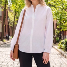 Provador サマーリップル 袖フリルブラウス