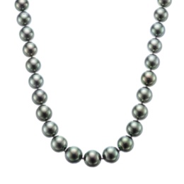 黒蝶真珠 ネックレス 8-10mm テリ最強ピーコック