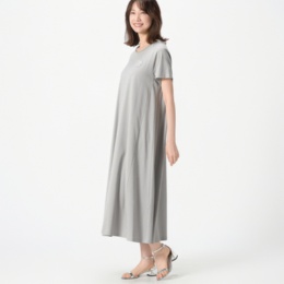 MINHA KILAKILA ハートワンポイントニットワンピース