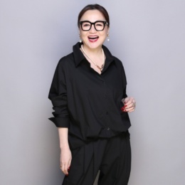  ANNE COQUINE ストーンモチーフイレギュラーヘムシャツジャケット