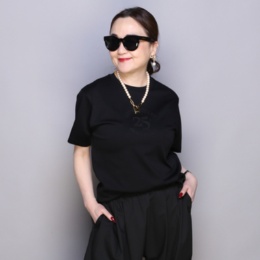 ANNE COQUINE シルケットスムース25thアニバーサリーTシャツ