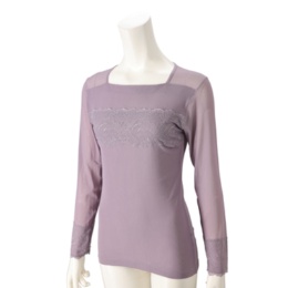 九鬼さんのうるおいチュールスクエアネックインナー