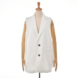 KawaiOkada自分の時間 テーラード衿のロングジレ