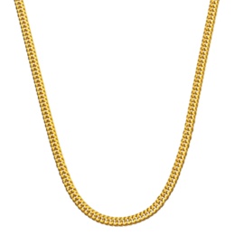 純金 W喜平Vカットチェーンネックレス スライド式アジャスター付