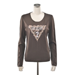 GUESS レオパードロゴTシャツ ネット限定