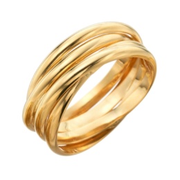 UNOAERRE by 滝野順 18KYG クワトロライン リング