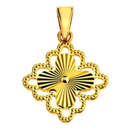 マエストロ 純金 クアドリフォリオペンダントヘッド