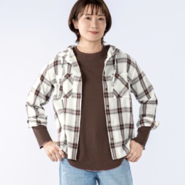 BOBSON SunSister フード付シャツ