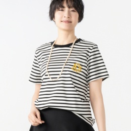 ANNE COQUINE 接触冷感シルケットスムースTシャツ