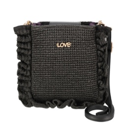 &LOVE LOVEチャームのふりるポシェット