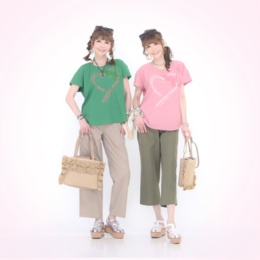 &LOVE ハートキラキラブレスレット